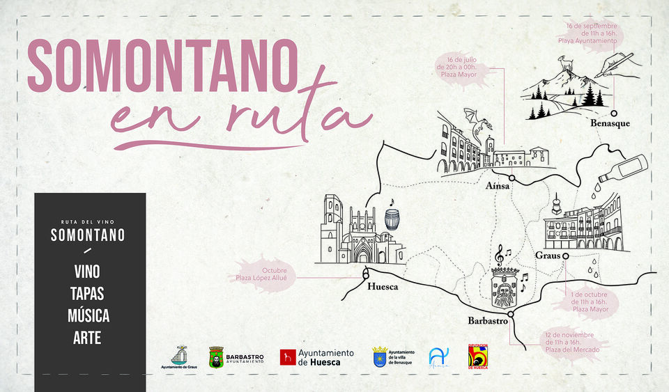 Enoturismo con perros en la Ruta del Vino Somontano