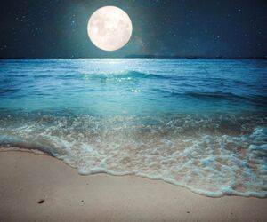 Playa y luna