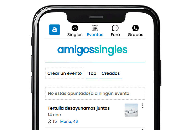 Descarga la app de Amigos singles